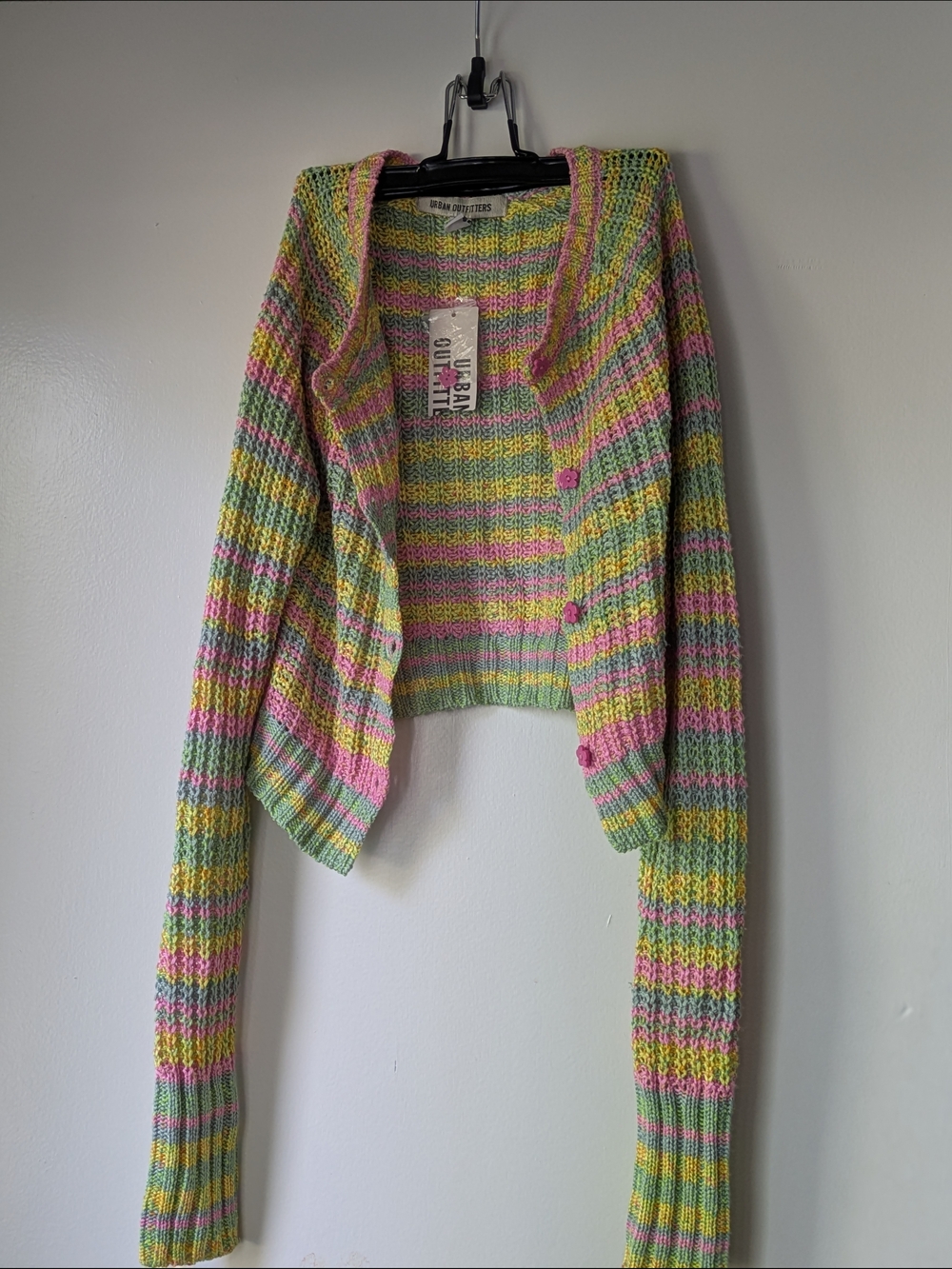 Urban Outfitters Cropped Multi Cardigan Sz XS